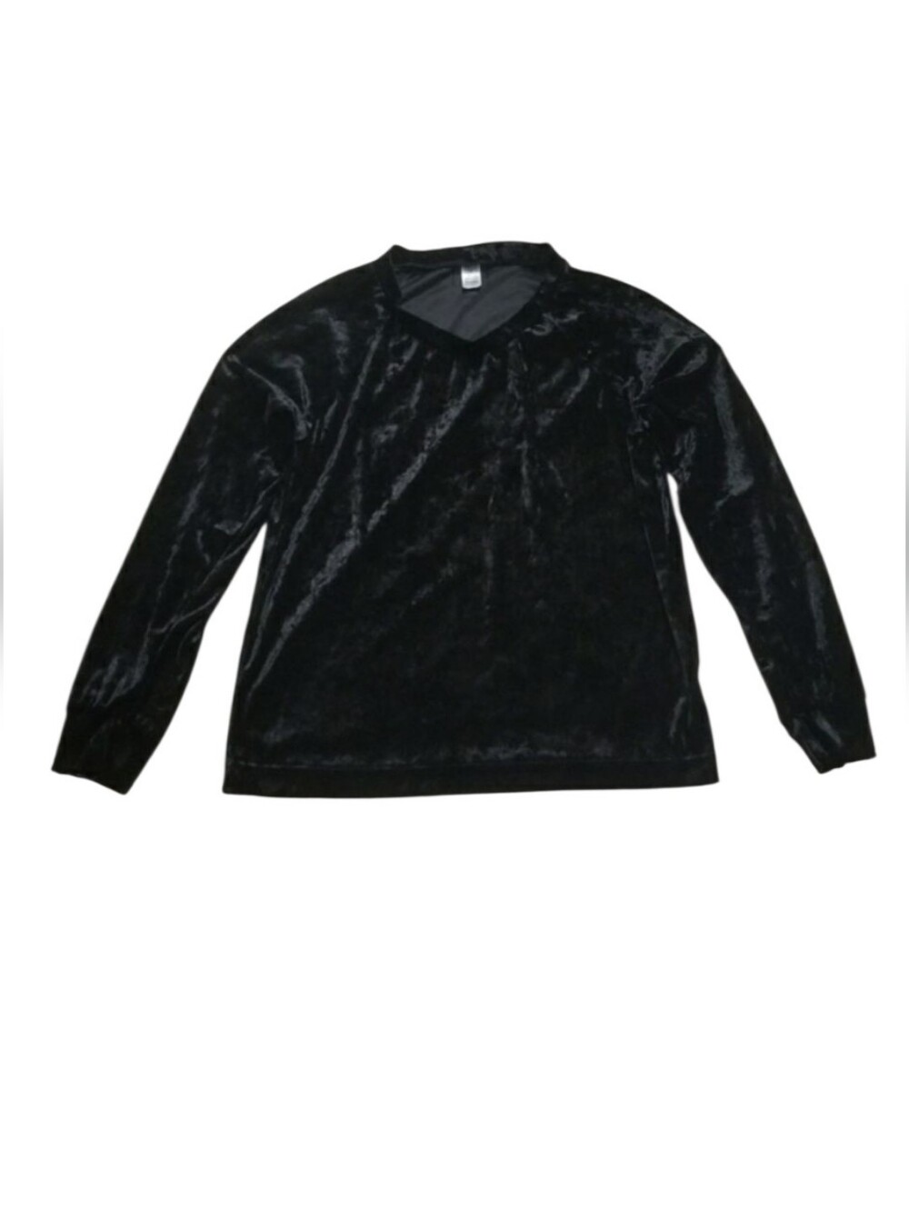 Velvet longsleeve top